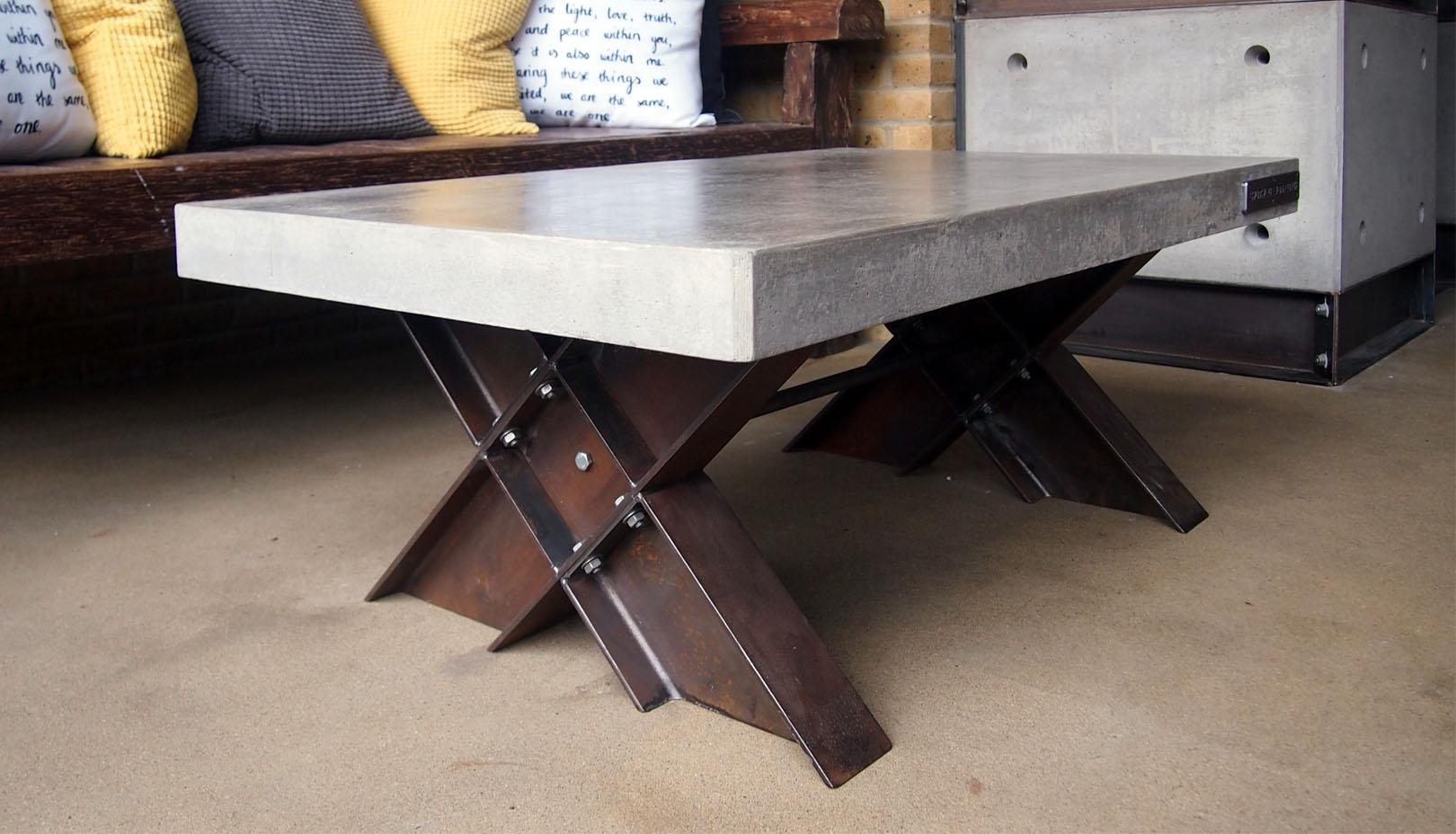 Polished Concrete Coffee Table By Brutal Design London