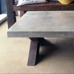 "Polished Concrete and Steel Coffee Table" "By Brutal Design"