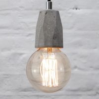 "Exposed bulb pendant light fitting" "Exposed bulb lamp" "by Brutal Design"