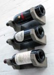 "The Grid Concrete and Steel Wine Rack" "By Brutal Design"