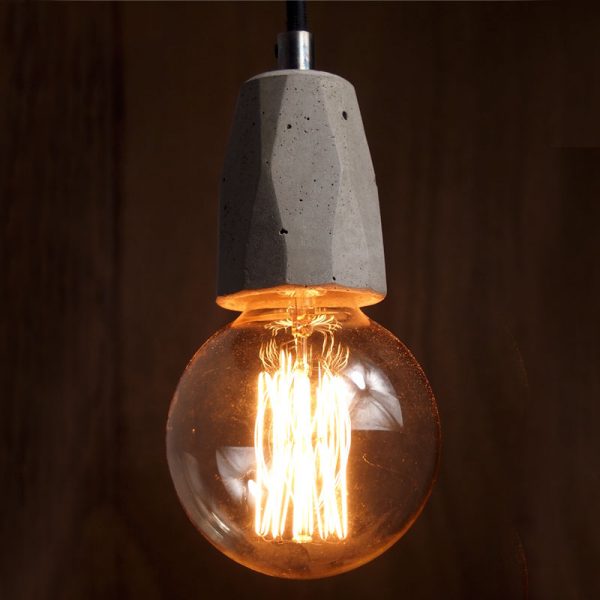 "Exposed bulb pendant light fitting" "Exposed bulb lamp" "by Brutal Design"