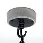 "Concrete Ceiling Rose with hook" "by Brutal Design London" "Concrete Elements"